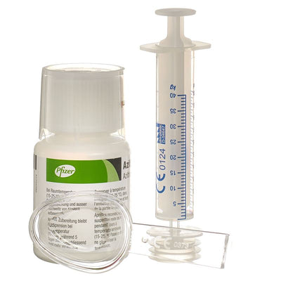 AZITHROMYCIN Pfizer Plv 200 mg/5ml f Susp Fl 15 ml - CONTENTBACK