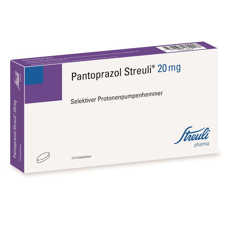 PANTOPRAZOL Streuli Filmtabl 20 mg 15 Stk