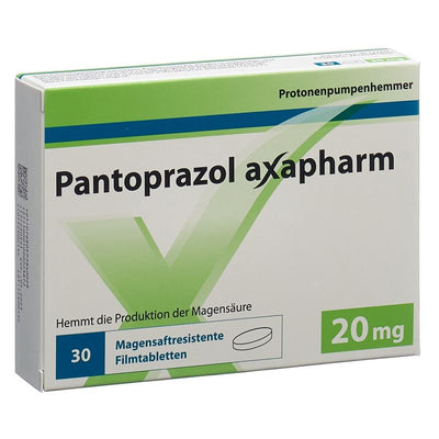 PANTOPRAZOL axapharm Tabl 20 mg 30 Stk