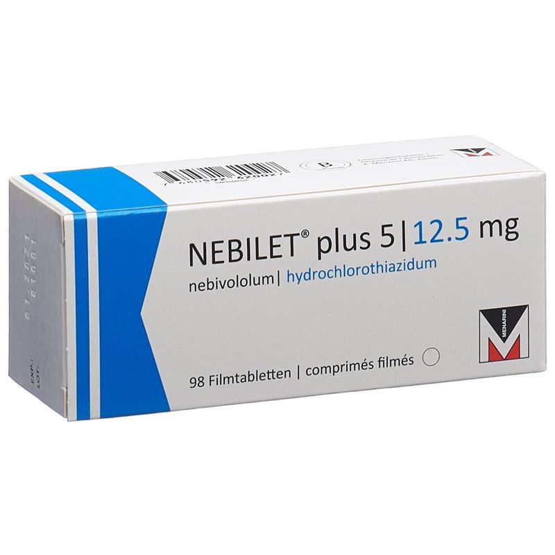 NEBILET plus Filmtabl 5/12.5 mg 98 Stk