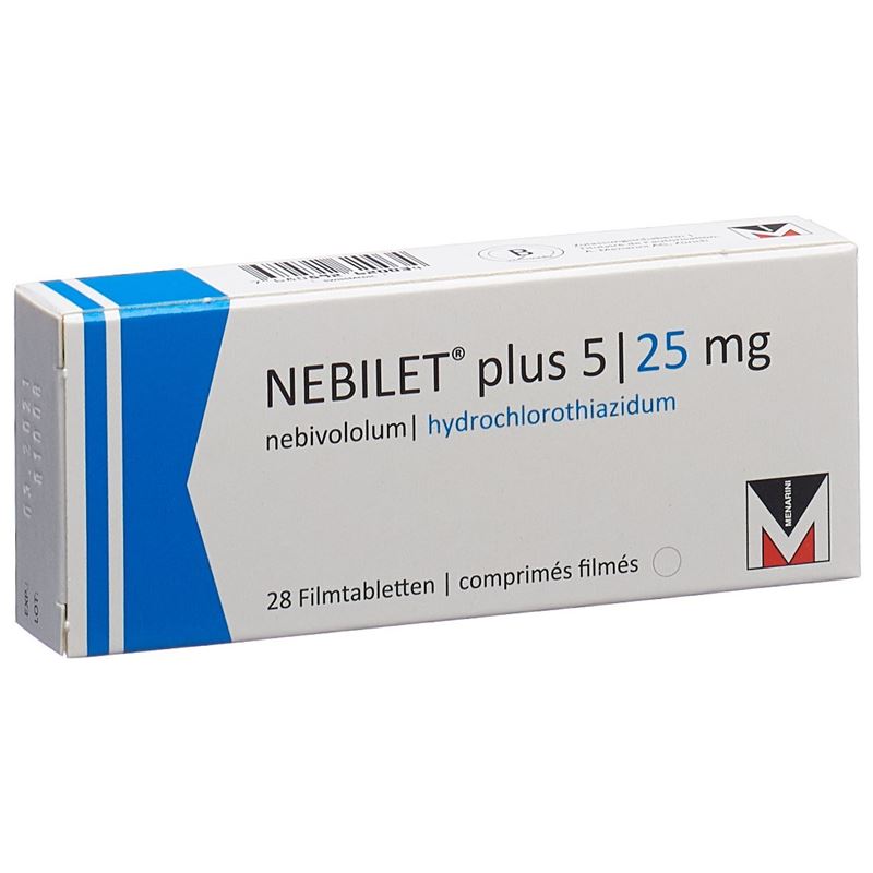 NEBILET plus Filmtabl 5/25 mg 28 Stk