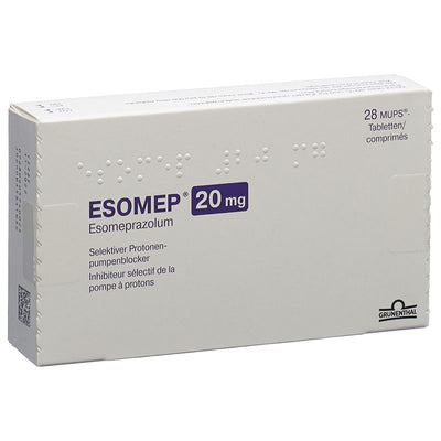 ESOMEP MUPS Tabl 20 mg 28 Stk