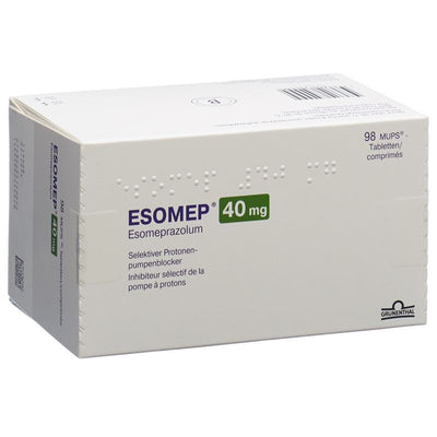 ESOMEP MUPS Tabl 40 mg 98 Stk