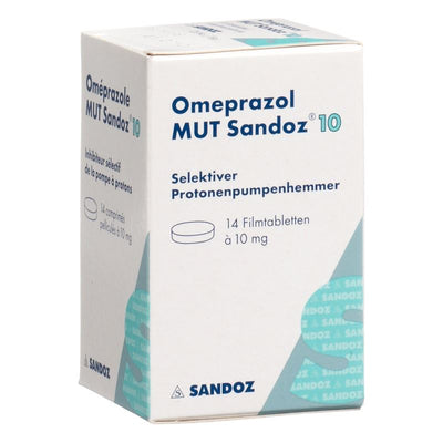 OMEPRAZOL MUT Sandoz Filmtabl 10 mg Ds 14 Stk