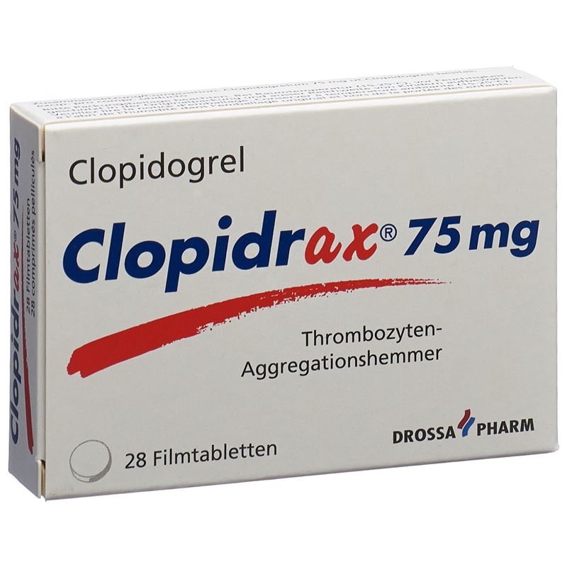 CLOPIDRAX Filmtabl 75 mg 28 Stk