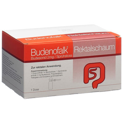 BUDENOFALK Rektsch 2 mg/Dosis 14 Dos