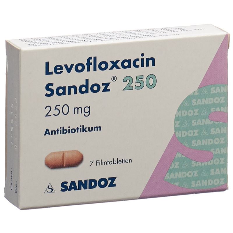 LEVOFLOXACIN Sandoz Filmtabl 250 mg 7 Stk