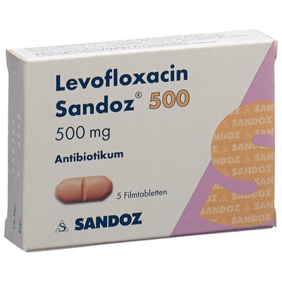 LEVOFLOXACIN Sandoz Filmtabl 500 mg 5 Stk