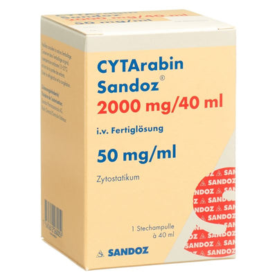 CYTARABIN Sandoz Inj Lös 2000 mg/40ml Durchstf