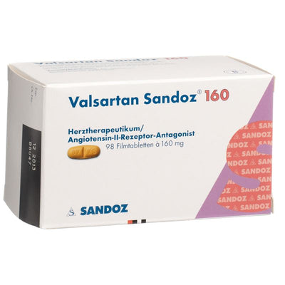 VALSARTAN Sandoz Filmtabl 160 mg 98 Stk