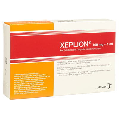 XEPLION Inj Susp 100 mg/ml Fertspr 1 ml