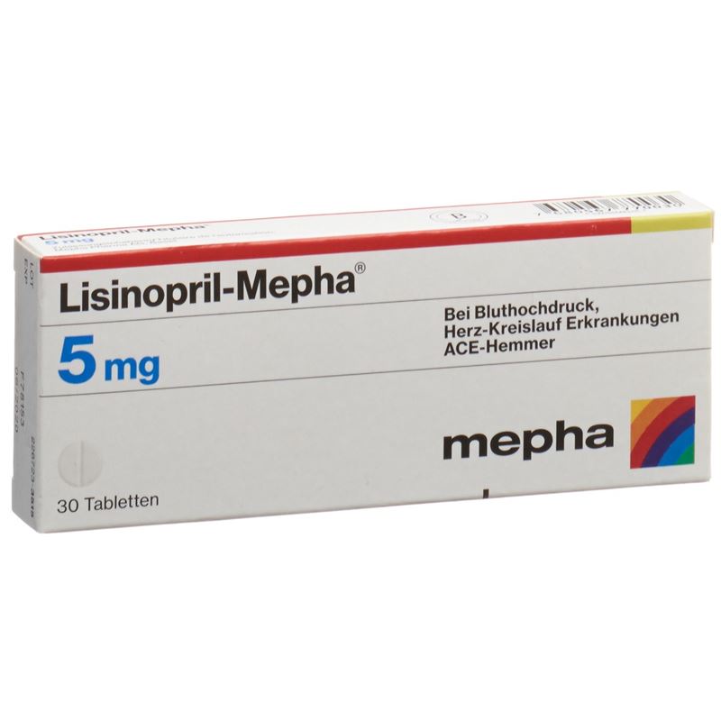 LISINOPRIL Mepha Tabl 5 mg 30 Stk