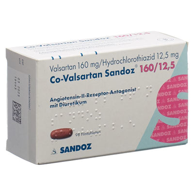 CO-VALSARTAN Sandoz Filmtabl 160/12.5 98 Stk