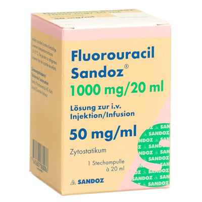 FLUOROURACIL Sandoz 1000 mg/20ml Durchstf 20 ml