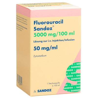 FLUOROURACIL Sandoz 5000 mg/100ml Durchstf 100 ml