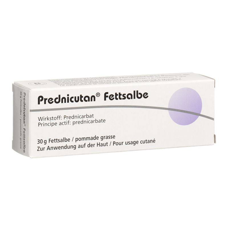 PREDNICUTAN Fettsalbe 2.5 mg/g Tb 30 g