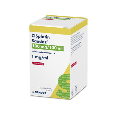 CISPLATIN Sandoz 100 mg/100ml Durchstf 100 ml