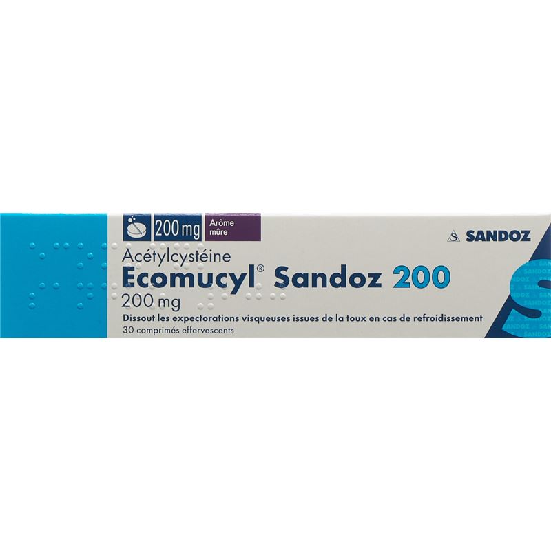 ECOMUCYL Sandoz Brausetabl 200 mg 30 Stk - PICBACK