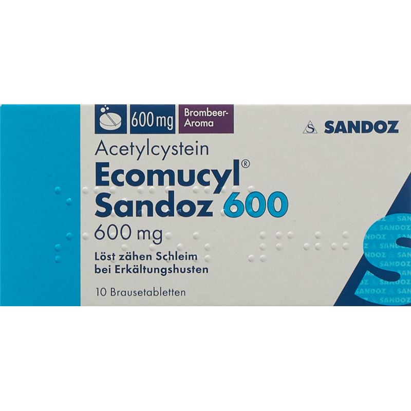 ECOMUCYL Sandoz Brausetabl 600 mg 10 Stk - PICFRONT