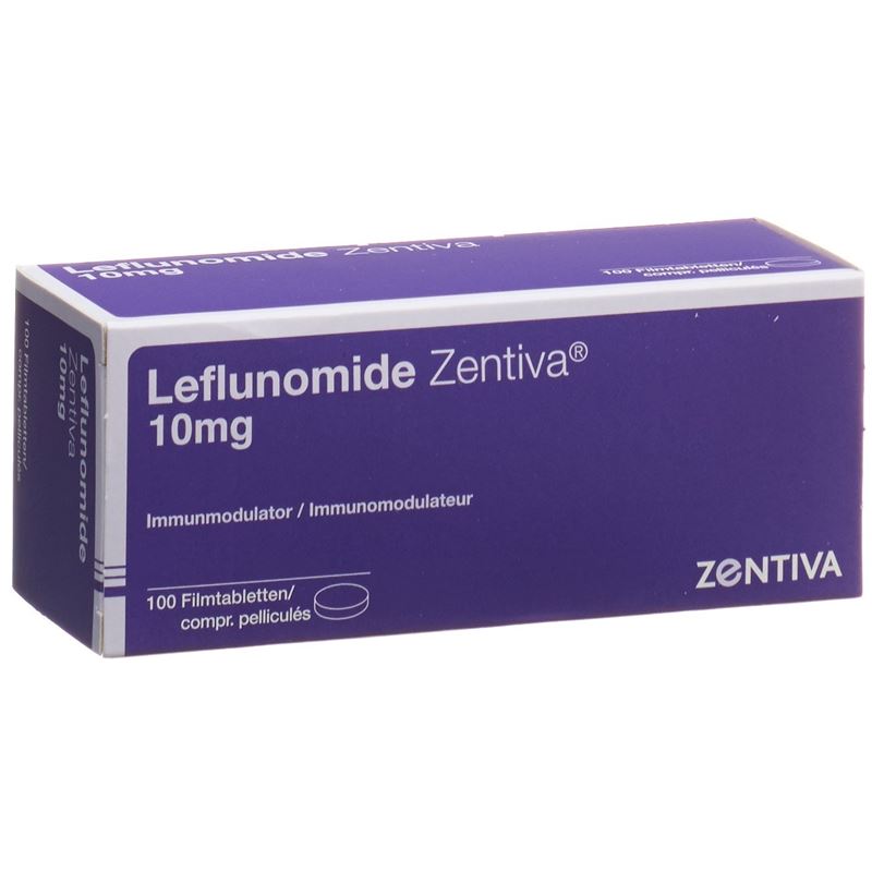 LEFLUNOMIDE Zentiva Filmtabl 10 mg Ds 100 Stk