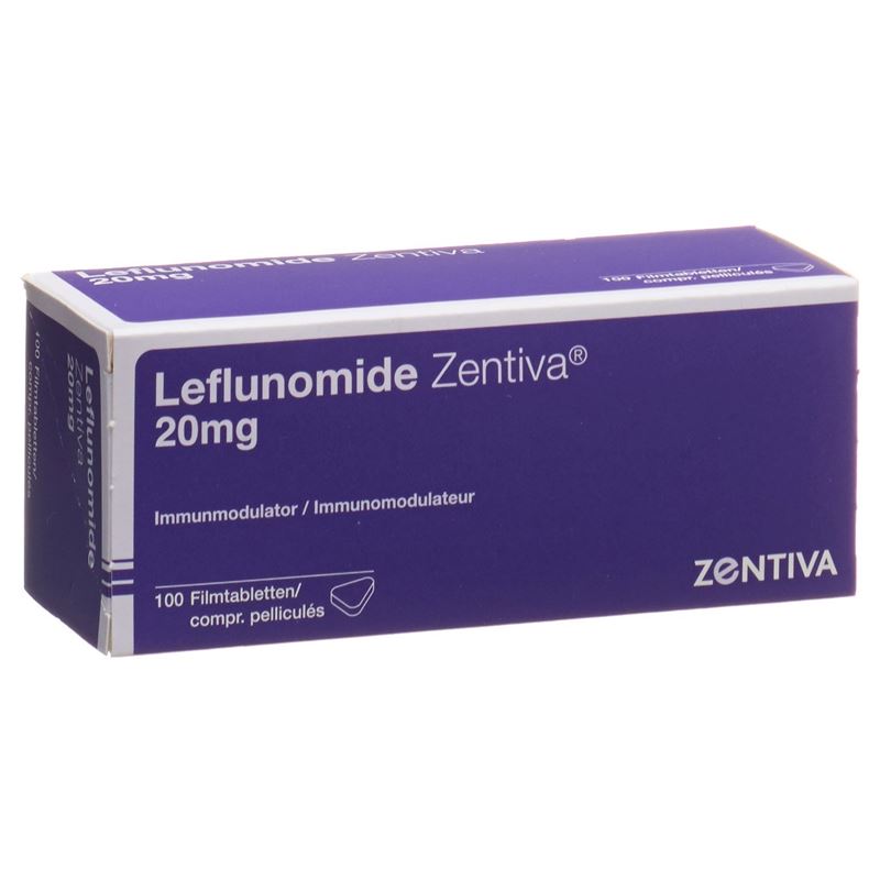 LEFLUNOMIDE Zentiva Filmtabl 20 mg Ds 100 Stk