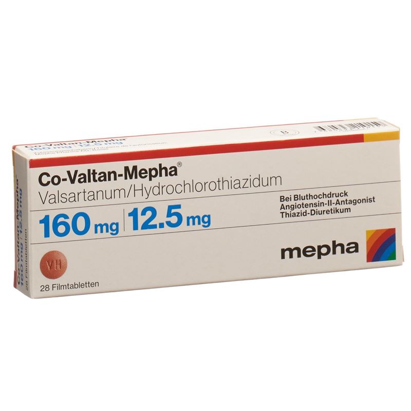 CO-VALTAN Mepha Filmtabl 160/12.5 mg 28 Stk