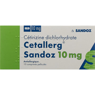 CETALLERG Sandoz Filmtabl 10 mg 10 Stk - PICBACK
