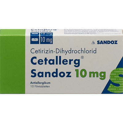 CETALLERG Sandoz Filmtabl 10 mg 10 Stk - PICFRONTTOP