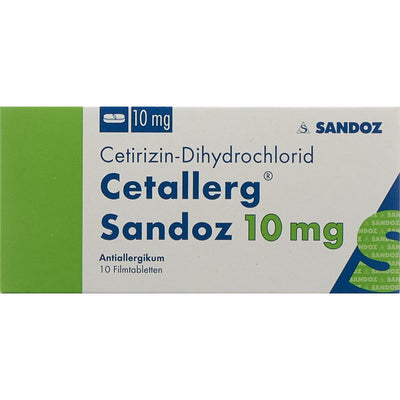 CETALLERG Sandoz Filmtabl 10 mg 10 Stk - PICFRONT