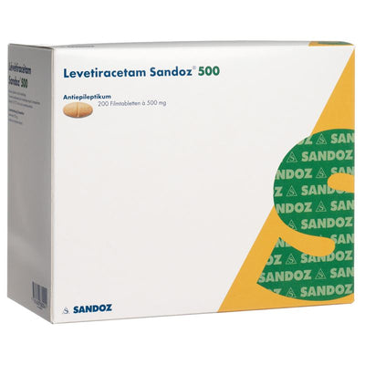 LEVETIRACETAM Sandoz Filmtabl 500 mg 200 Stk