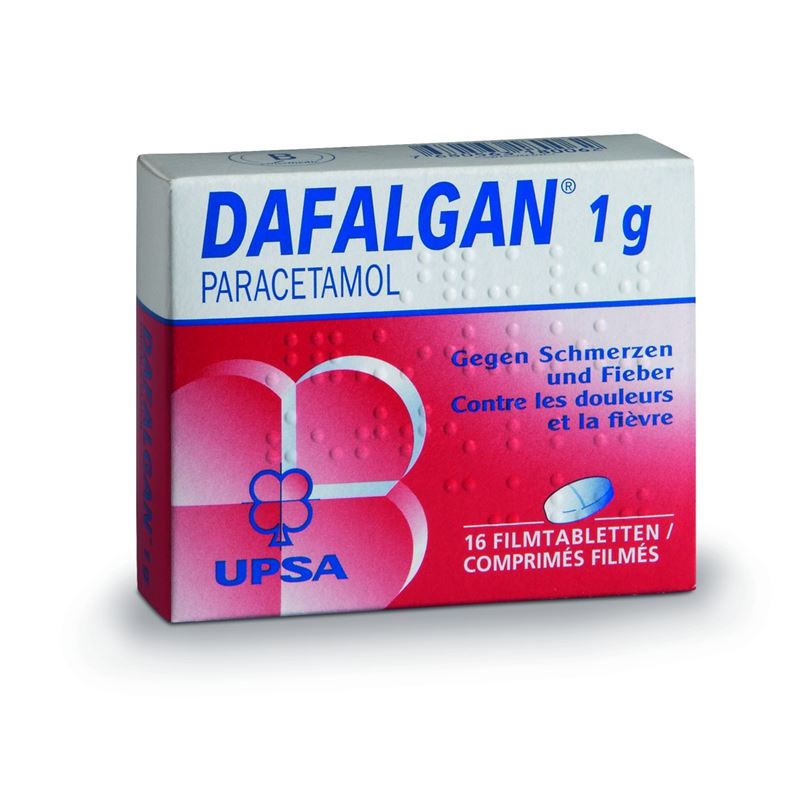 DAFALGAN Filmtabl 1 g 16 Stk