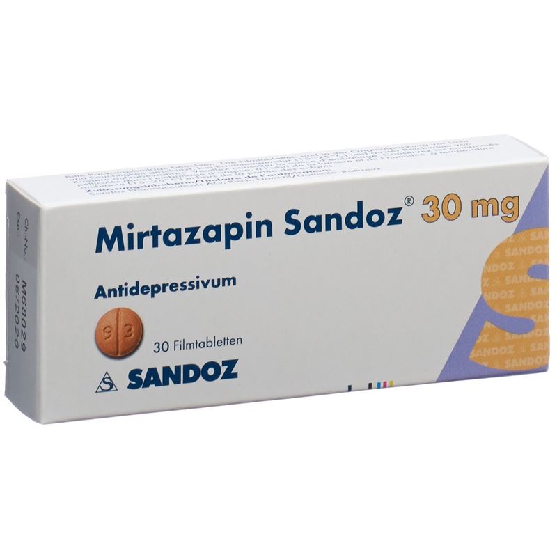 MIRTAZAPIN Sandoz Filmtabl 30 mg 30 Stk