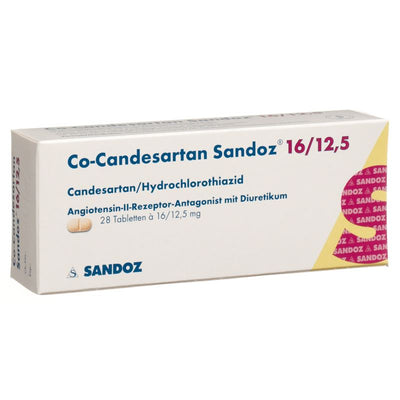 CO-CANDESARTAN Sandoz Tabl 16/12.5 mg 28 Stk