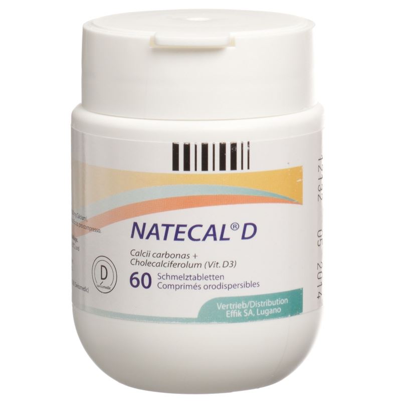 NATECAL D Schmelztabl 60 Stk - CONTENTFRONT