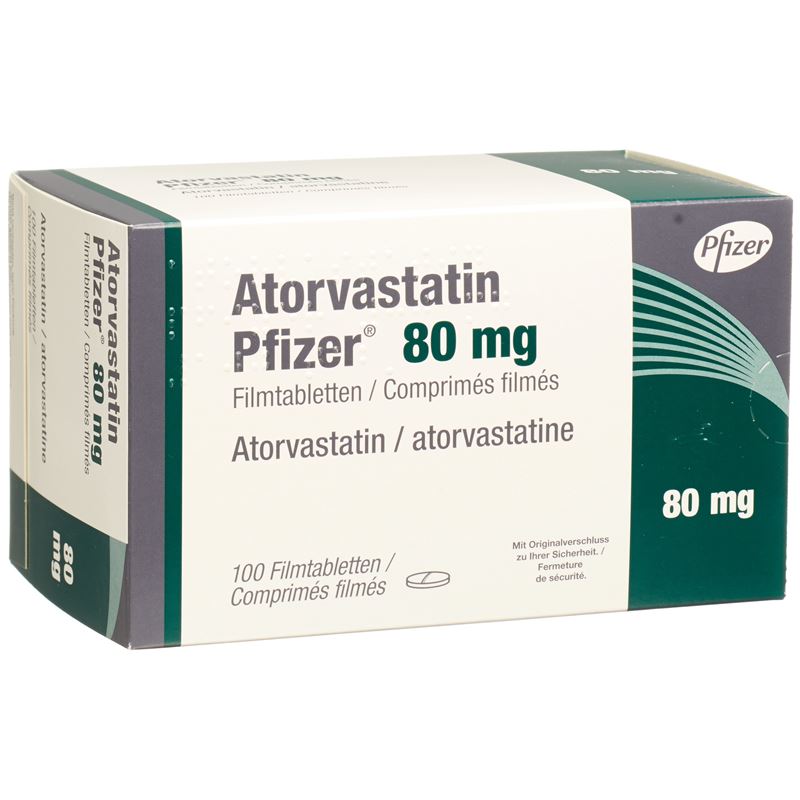ATORVASTATIN Pfizer Filmtabl 80 mg 100 Stk
