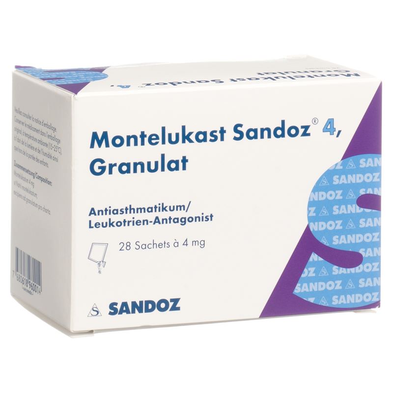 MONTELUKAST Sandoz Gran 4 mg Btl 28 Stk