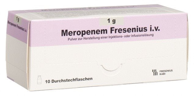 MEROPENEM Fresenius i.v. Trockensub 1 g 10 Stk