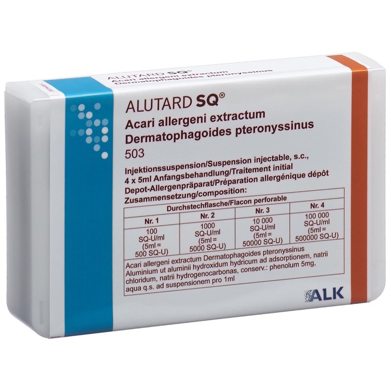 ALUTARD SQ Dermatophago pterony Anf Be 4 x 5 ml