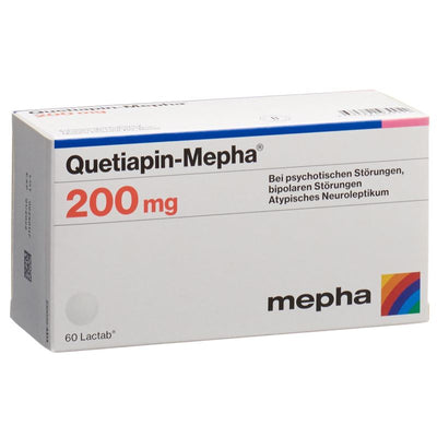 QUETIAPIN Mepha Filmtabl 200 mg 60 Stk