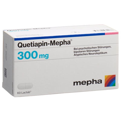 QUETIAPIN Mepha Filmtabl 300 mg 60 Stk