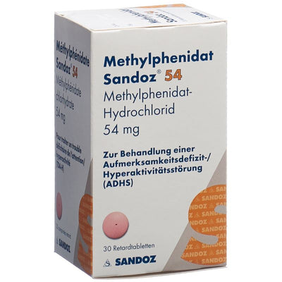 METHYLPHENIDAT Sandoz Ret Tabl 54 mg Ds 30 Stk