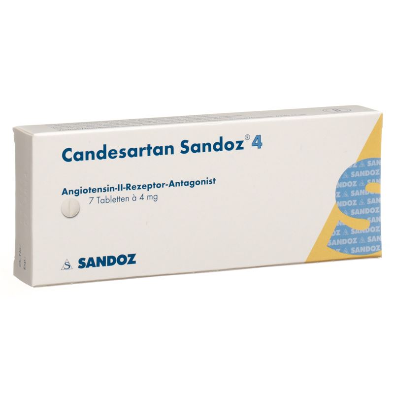 CANDESARTAN Sandoz Tabl 4 mg 7 Stk