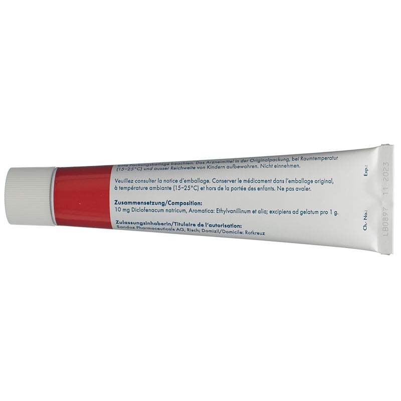 ECOFENAC Sandoz Lipogel 1 % Tb 50 g - CONTENTBACK