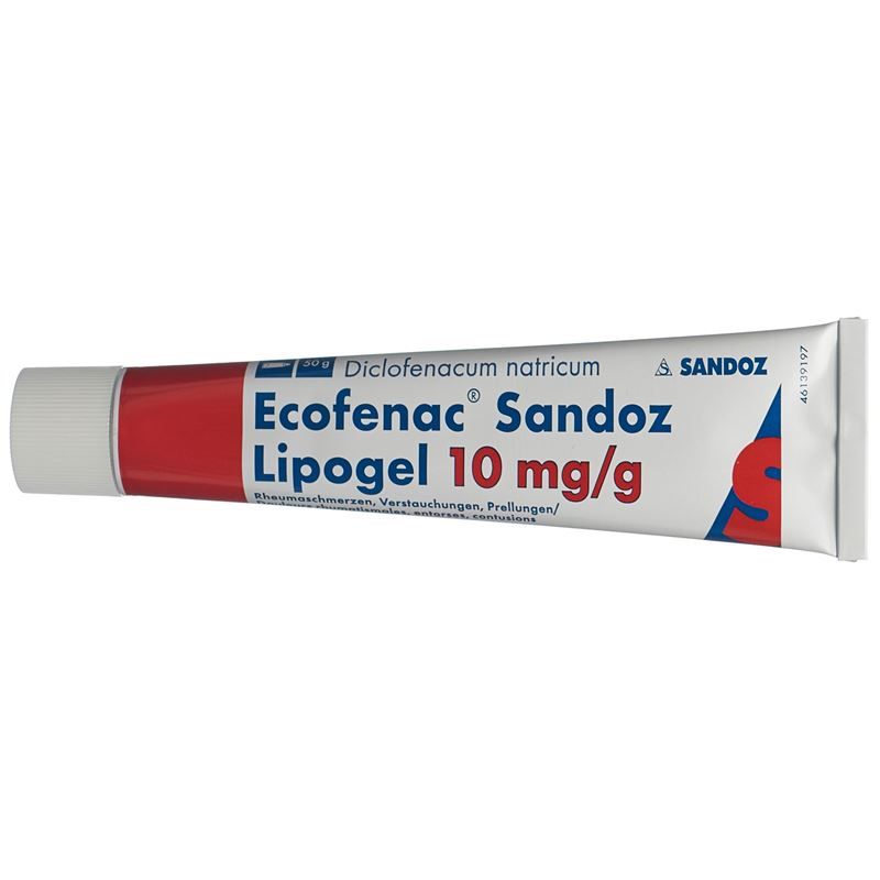 ECOFENAC Sandoz Lipogel 1 % Tb 50 g - CONTENTFRONT