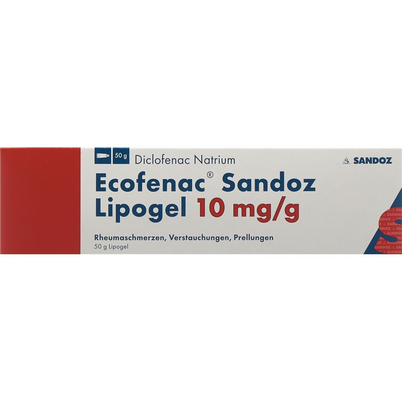 ECOFENAC Sandoz Lipogel 1 % Tb 50 g - PICFRONT