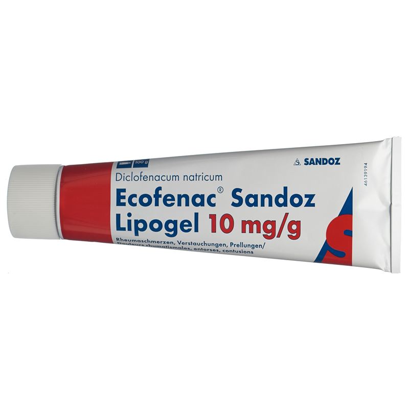 ECOFENAC Sandoz Lipogel 1 % Tb 100 g - CONTENTFRONT