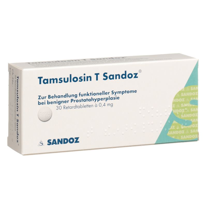 TAMSULOSIN T Sandoz Ret Tabl 0.4 mg 30 Stk