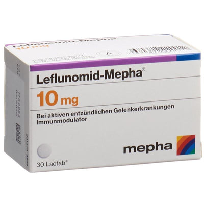 LEFLUNOMID Mepha Lactab 10 mg Ds 30 Stk