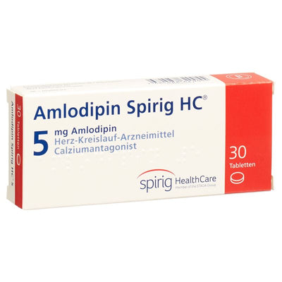 AMLODIPIN Spirig HC Tabl 5 mg 30 Stk