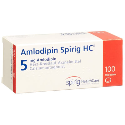 AMLODIPIN Spirig HC Tabl 5 mg 100 Stk